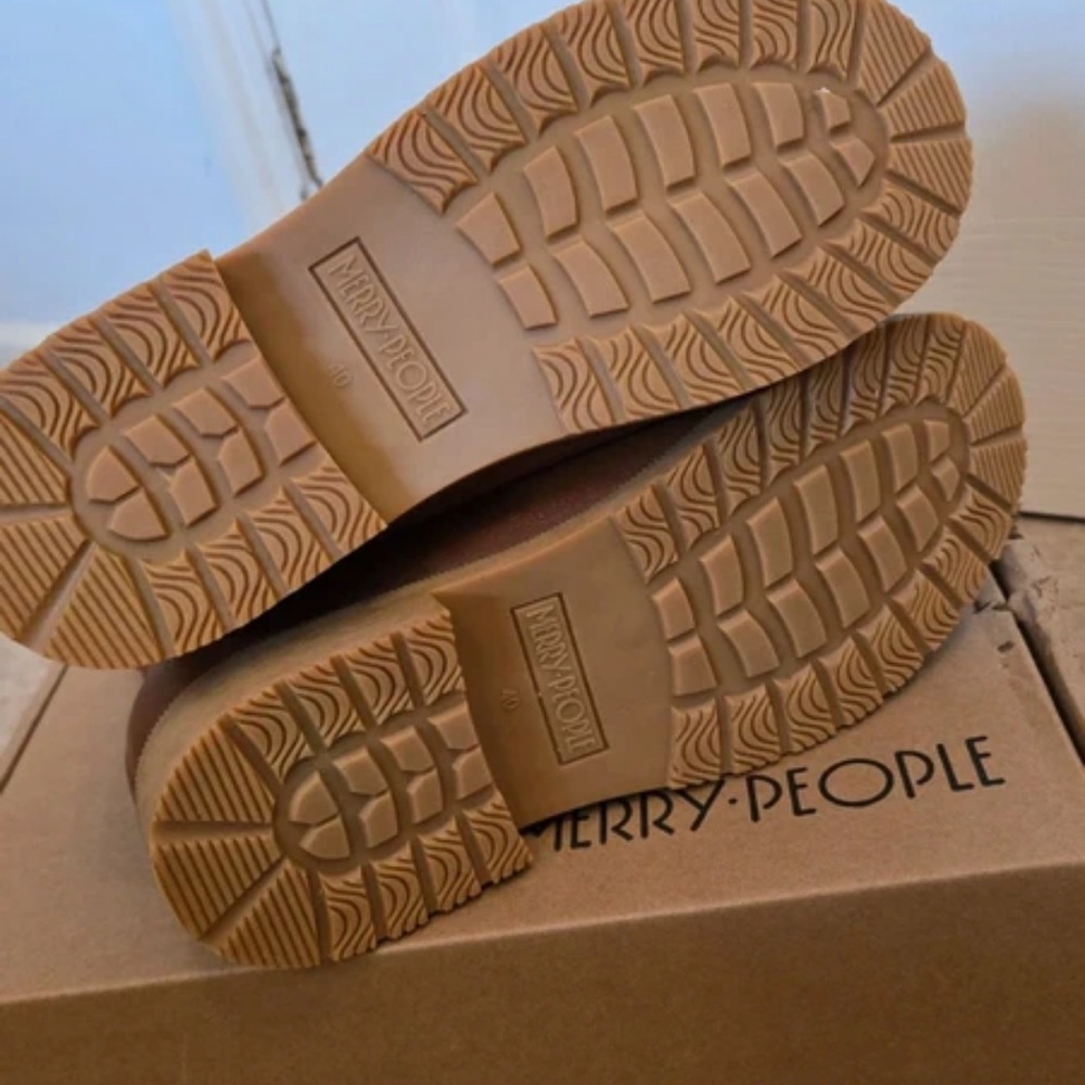 Merry People Women's Brown Ankle Boots - Picture 3 of 5